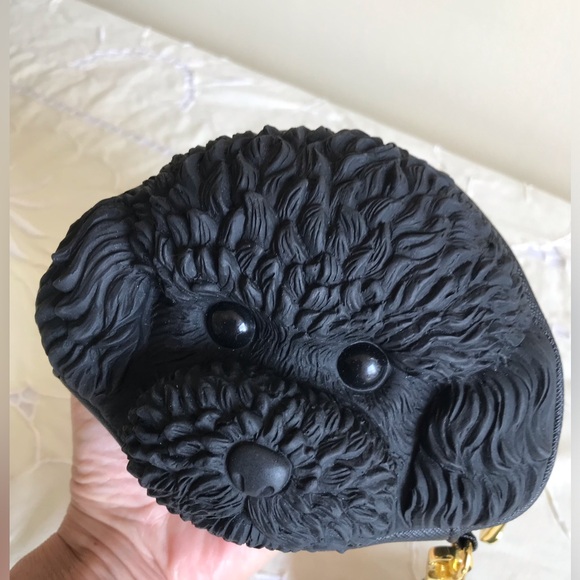 Adamo 3D Bag Originals Black Poodle Wristlet Bag Unique Realistic Clutch Bag - Picture 6 of 17